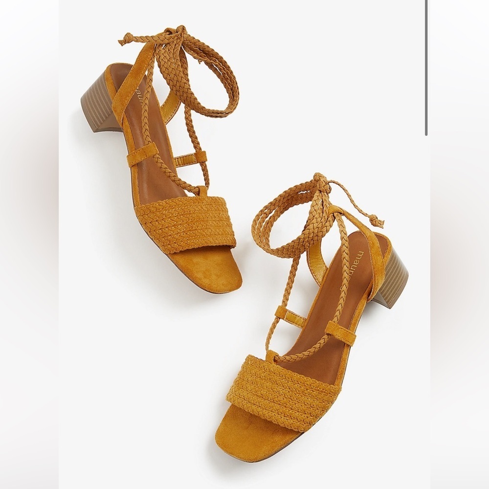 Penelope Ankle Wrap Block Heel